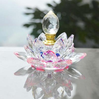 China Europe Crystal Glass Perfume Bottle Wholesale small 10ml beautiful Luxury empty Crystal Glass Perfume Bottles for sale custom for sale