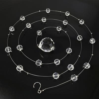 China Europe Curtain Crystal Beads Chain For Chandelier Lamp Wedding Party Home Decor Crystal Garland for sale