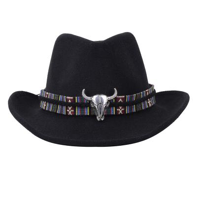 China Wholesale Bulk Hot Cowboy Hat Custom Character Sale Men and Women Felt Cowboy Hats for sale