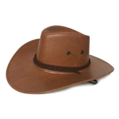 China Custom Character Cowboy Hat Suede High Quality Mens Hat Cap Hat for sale