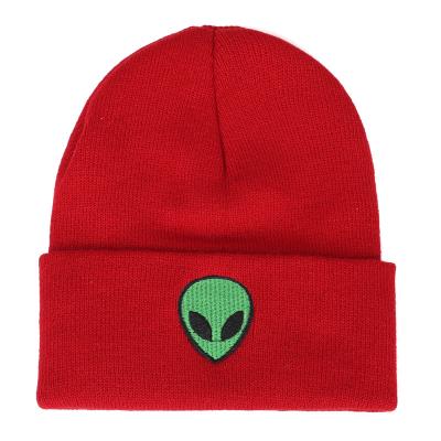 China Hot Selling Solid Color Knitted Women's Character All-match Hat Knit Hat Winter for sale