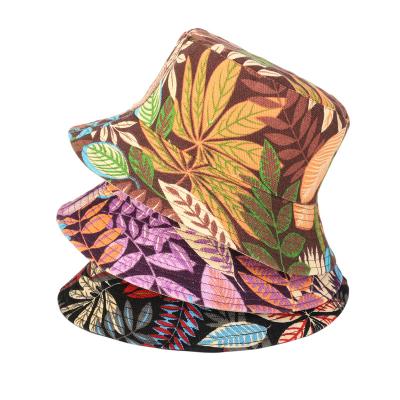 China High Quality Leaf Character Fisherman's Hat Fashion Weed Bucket Hat for sale