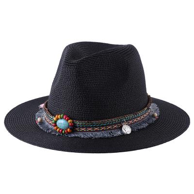 China Hot Selling Character Beach Hats For Women Summer Big Hats For Girls And Boy Straw Hat Wide Brim for sale