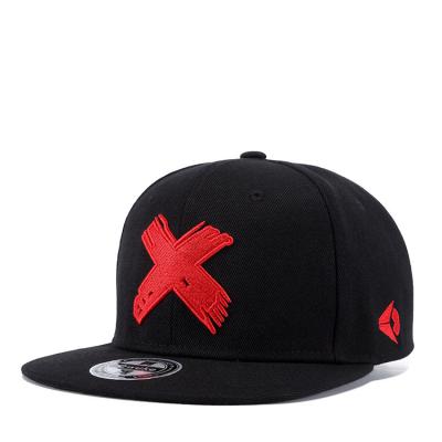 China Custom COMMON Gorras Snapback Logo Flat Bill 6 Panel Caps Custom 3D Embroidery Snapback Hat for sale