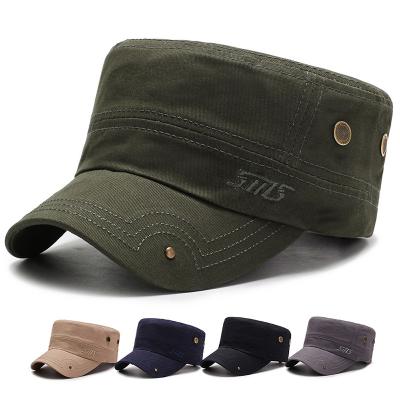 China JOINT Military Custom Embroidery Hat Pure Custom Embroidery Flat Surface Cotton Custom Logo for sale