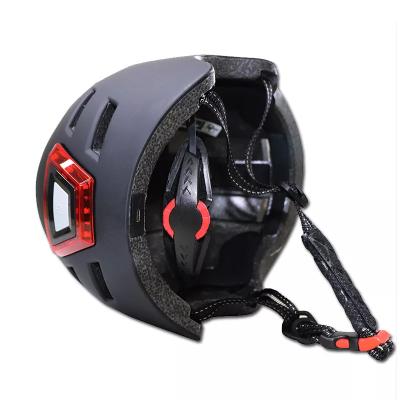 China About 10 hours (full charge) new USB safety motorcycle bicycle unisex rechargeable electric scooter helmet with tail light and head light for sale