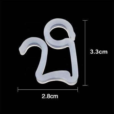 China Hangs on eaves and shingle S/24 Christmas gutter hangs clips-3.3cm lightweight (BSCI factory) for sale