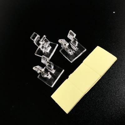 China Stick to any soft place for fixing lights or other decorations S/25 self-adhesive mini clip for scene setting-1.5cm (BSCI Christmas factory) for sale