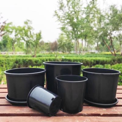 China Manufacturer Price Flower Pot Modern Nursery Tree Around 15 Gallon Plastic Pots for sale