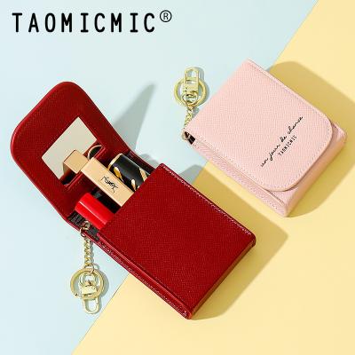 China TAOMICMIC Daily Life Hot Sales Fashion Women Mini Lipstick Bag With Mirror For Girl Ladies Factory Price Wholesale for sale