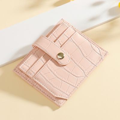 China Fashion Taomicmic Stone Pattern Wallet Unisex PU Leather Thin Diary Wallet Card Holder Card Holder for sale