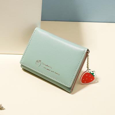 China TAOMICMIC Anti-theft Women's Wallet 2021 Small Fashion Pu Wallet Student Cute Women Ladies Ladies Card Bag for sale