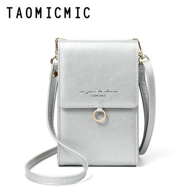 China Multi-card position TAOMICMIC new style cross body bag mobile phone bag for girls soft material and waterproof daily bag for sale