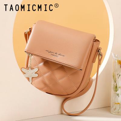 China TAOMICMIC Multifunctional Ready to Ship Women's Handbag Ladies Shoulder Bags for Woman PU Leather Flap Shoulder Bag Sling Female Bag 2021 for sale