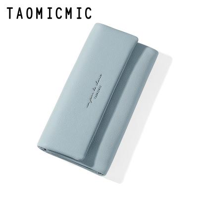 China wholesale yellow Multi-card position TAOMICMIC color pu leather strap change bag purse phone purse for sale