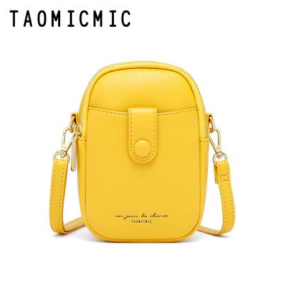 China Popular TAOMICMIC High Quality Customization Style 2 Times Zipper Latch Large Capacity Women Cross - Body Bag Outside Shoulder Bag Daily Used for sale