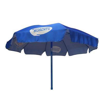 China American Style Stand Beach Umbrella High Quality Outdoor Promotional Custom Tropical Umbrella Beach Steering Umbrella With Multi Color for sale