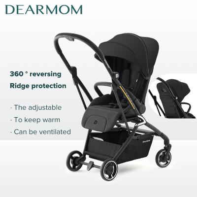 China Aluminum Alloy DearMom A7 Stroller Two Way Light Folding Extended Stroller Baby Umbrella for sale