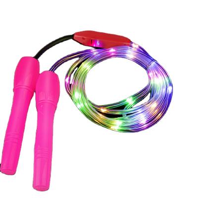 China Factory Promotion LED Light Rope Light Up Gym Jump Rope Glowing Lighting Colorful Jump Rope Wholesale 2021 New for sale