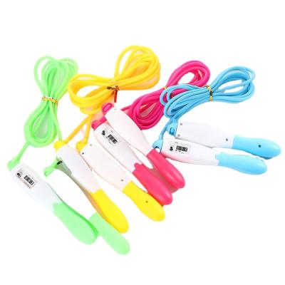 China Body Building Counter Jumping Rope PVC Rubber Jump Rope Crossfit Students Examination Training Jump Rope for sale