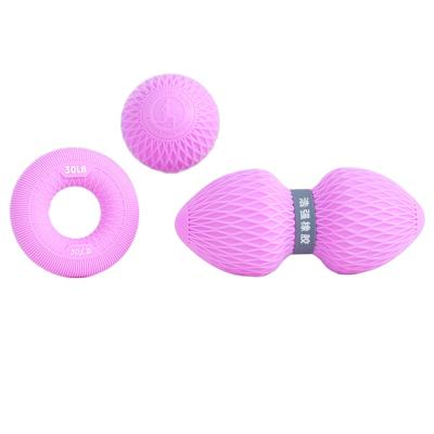 China Silicone Material/Nest Texture New Design 2021 Massaging Ball Peanut Massage Ball Silicone Hand Grip Grip Hand Grip Strength Trainer for sale