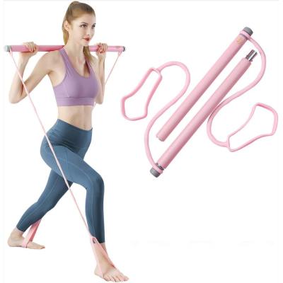 China Amazon Selling Pilates Bar Gym Fitness Yoga Equipment Bar Full Body Portable Workouts Hot Amazon Fitness Non-slip Stick for sale