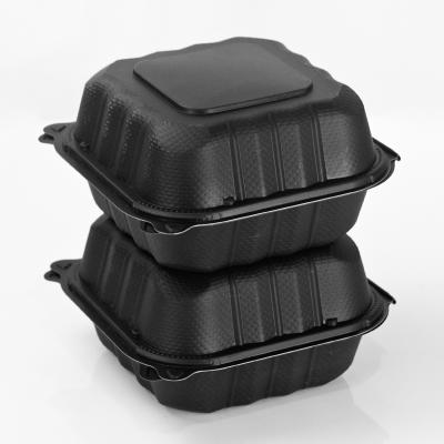 China Sustainable Disposable Biodegradable Food Packaging Box PP Take Out Container With Lid for sale