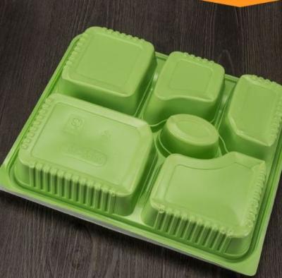 China Viable The Best Plastic Disposable4/5/6 Compartment Disposable Bento Lunch Boxes Plastic Food Container for sale