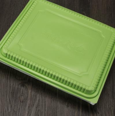 China Viable Food Packaging Disposable Single Compartment Clamshell for sale