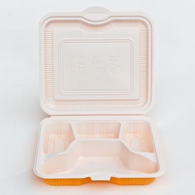 China Sustainable Compartment Leak Proof Microwave Food Meal Prep Container Lunch Box for sale