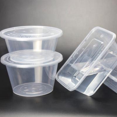 China Safe Microwavable Airtight Disposable Prep Container Takeaway Meal Lunch Box Plastic Microwave Food Container for sale