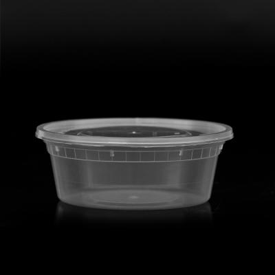 China 450ml Sustainable In Round 4000ml Disposable Plastic Microwave Taker Food Storage Container With Lid for sale