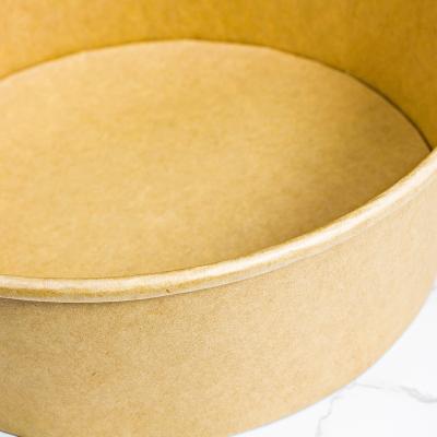 China Noodle Biodegradable Biodegradable Cup Packaging Container Soup Bowl Paper Hot Soup Bowls With Lids for sale