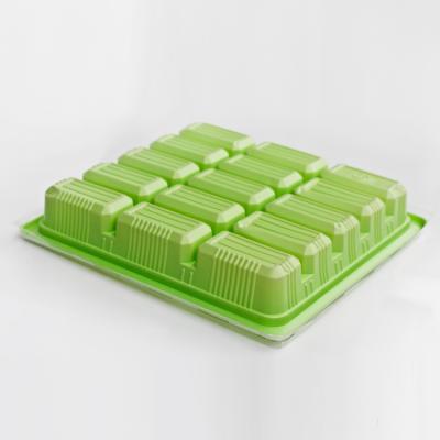 China Household Use Disposable Plastic Blister Contaniers PP Tray Packing Type Of Caterer For Dumpling for sale