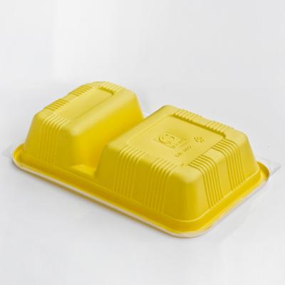 China Disposable Plastic Thermoforming Food Bowl Packing Organizer Microwavable Container 2 /3/4compartments for sale