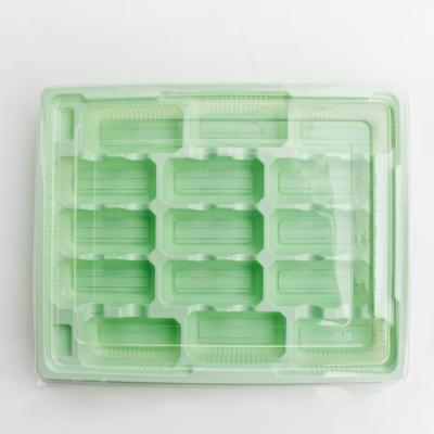 China Household Use Hot Selling Blister Frozen Food PP Dumpling Blister Tray With Dividers for sale