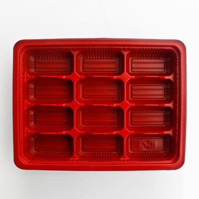 China Household Use Plastic Disposable Frozen Dumpling Tray For Food Packaging for sale