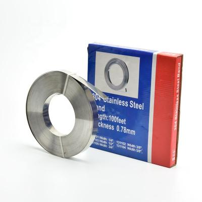 China 304 stainless steel heat resistant packaging straps for sale