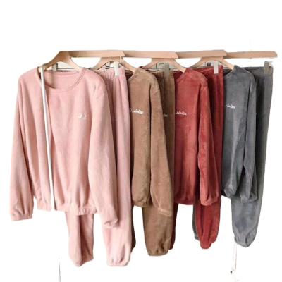 China High Quality Low Price Thermal Warm Women's Sleepwear Suit Pajamas For Women Winter Women Sleepwear Pajamas for sale