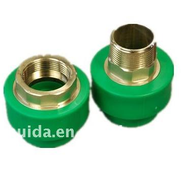 China PPR pipe fitting mold steel male /female adapter injection plastic pipe fitting mold for sale