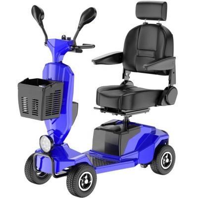 China Cheapest Vintage Unisex Folding Pedal Assist Elderly Electric Scooter 4 Wheel Front Fork For Adults for sale