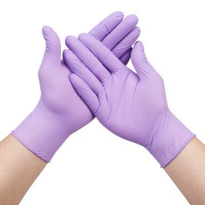 China Medical Examination Xingyu Purple Medical Nitriles For Disposable Examination Examination Gloves for sale