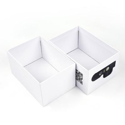 China Two Pieces Disposable Customized White Packaging Box For Dashcam Viewer for sale