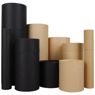 China 2021 Round Eco-friendly T-shirt Paper Packaging Box Essential Oil Cylinder Tube Eco-friendly Packaging Boxes for sale