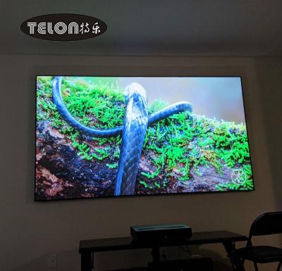 China Hot sale factory alr projector screen 120 inch 4k projection fabric for sale