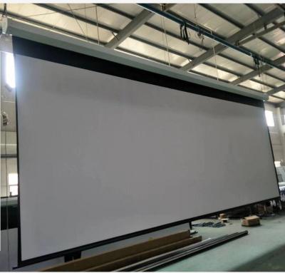 China Electric Tubular Motor 300 Inch Motorized Projector Screen for sale