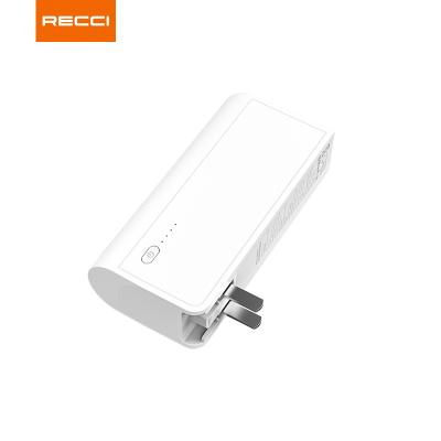 China Best Convenient Recci Quality High Speed ​​PD 3.0 PD 20W USB 22.5W Output Dual Portable 2 in 1 Function Power Bank and Charger for Universal for sale