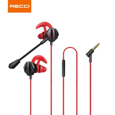 China Best Wired Gaming Earphone Recci Gaming Headphones Inear Stereo Headset for PC Nomad PUBG Games for sale