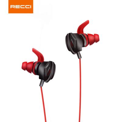 China Recci Durable Smart Phone In Ear 3.5MM Stereo Earbuds Handsfree With Detachable Microphone Wired Gaming Earphone For Computer for sale