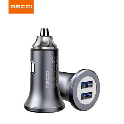 China New Item Recci 3A Output Electric Car USB Portable Phone Charger Fast Charging Fast Charging For Mobile Phone iPhone 12 13, Xiaomi, Vivo, Samsung for sale